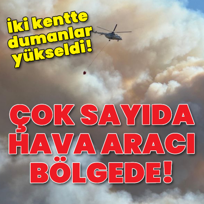 2 ilde alevler yükseldi!