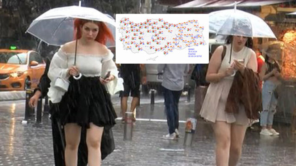 Meteoroloji'den kritik uyarı! 6 bölgede sağanak!