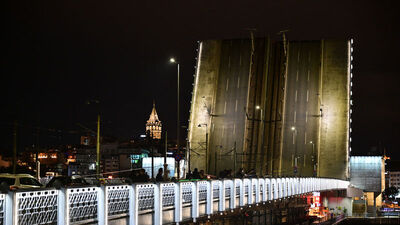 Galata ve Atatürk köprüsünde bakım çalışması