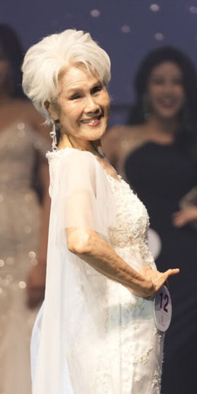  80 yaşında güzellik yarışmasına katılmıştı...