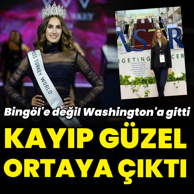 Kayıp güzel ortaya çıktı