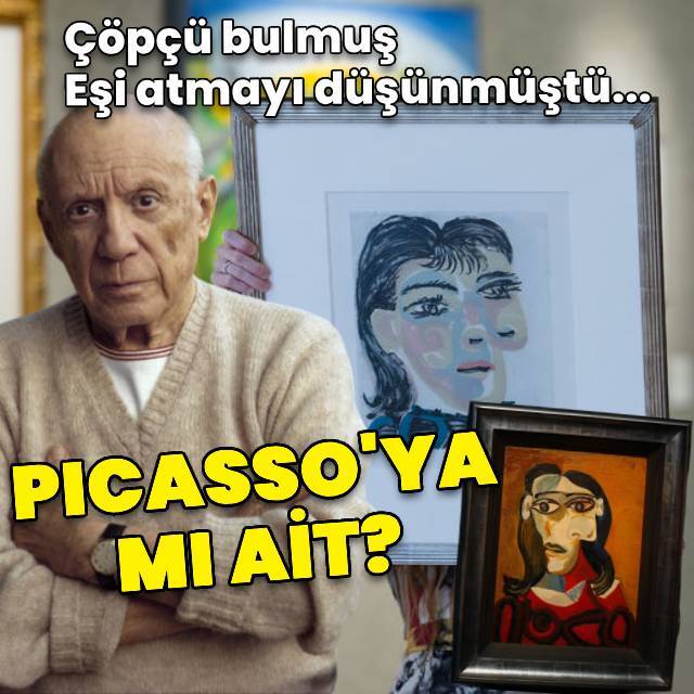 Çöpçü tarafından bulunan tablo Picasso'ya mı ait?