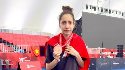 Sıla Irmak'tan bronz madalya!