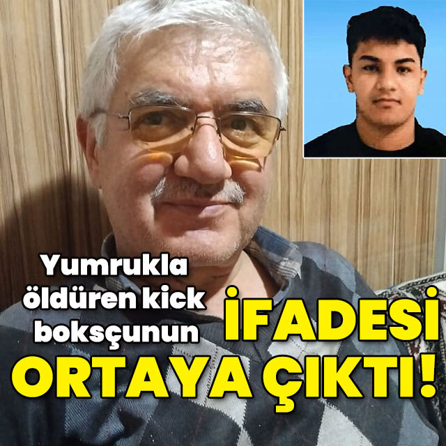 Yumrukla öldüren kick boksçunun ifadesi ortaya çıktı!