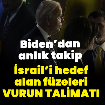  Biden, İran'ın İsrail'e saldırısını takip ediyor