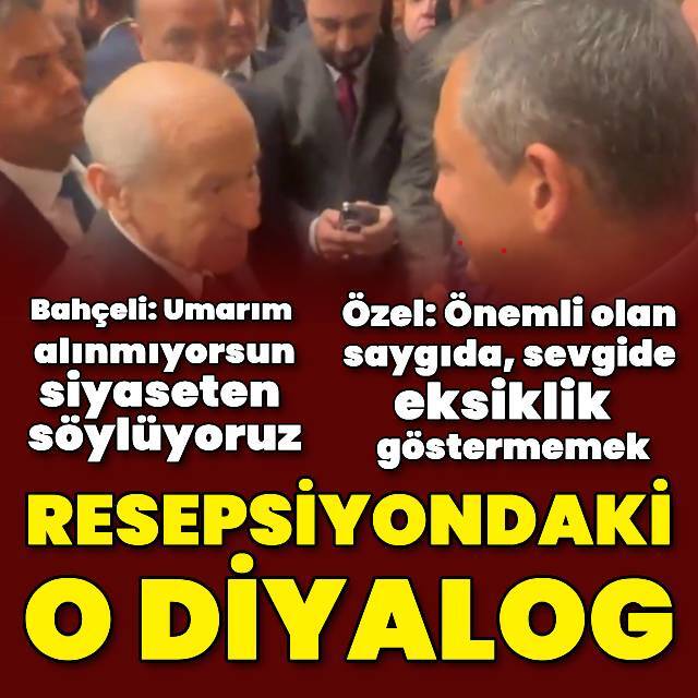Devlet Bahçeli ile Özgür Özel bir araya geldi
