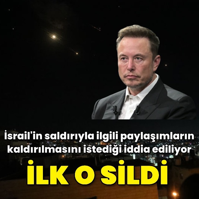 İran füzeleriyle ilgili paylaşımını sildi