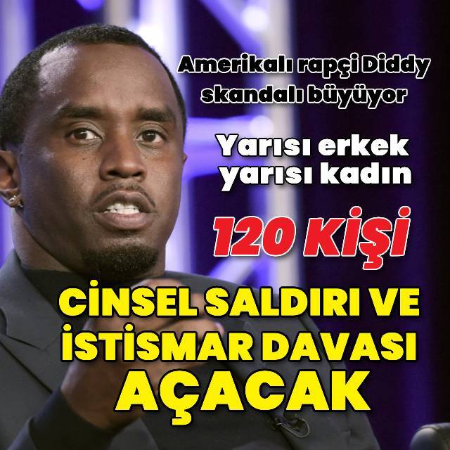 120 kişiden Diddy hakkında cinsel saldırı davası!