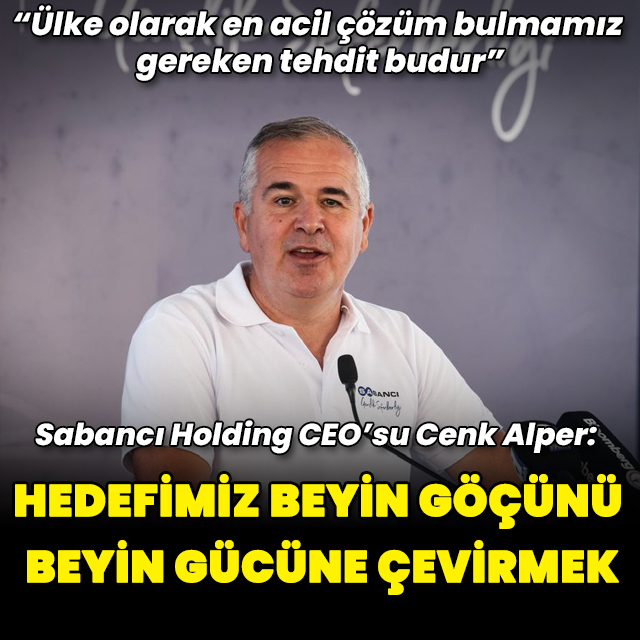  "Ana hedefimiz beyin göçünü beyin gücüne dönüştürmek"