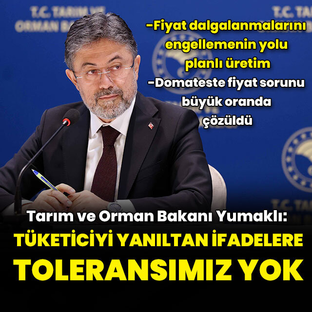  "Tüketiciyi yanıltan ifadelere toleransımız yok"