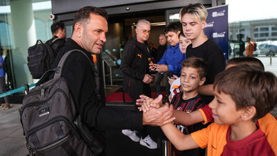 G.Saray RFS maçı için Riga'ya gitti