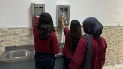 Belediyeden okullara arıtma cihazı