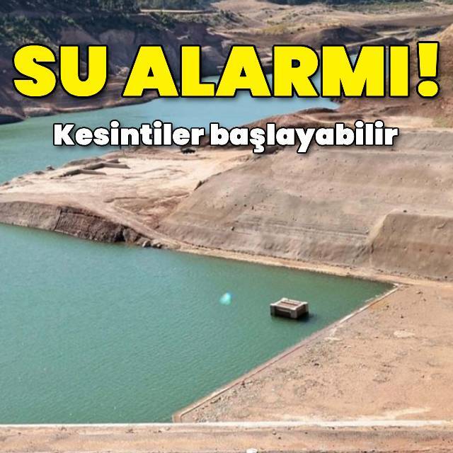 Denizli'de su alarmı! Kesintiler başlayabilir