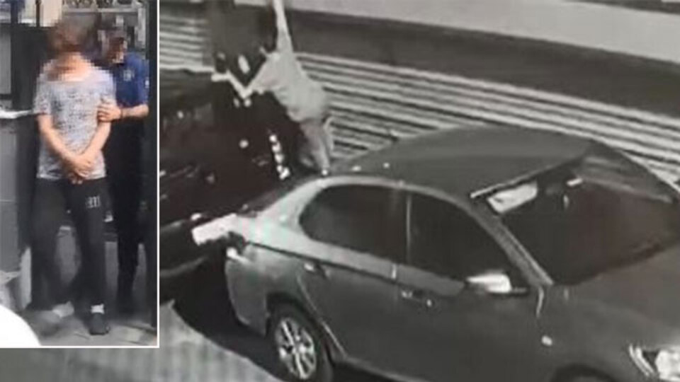 O anlar kamerada! Hırsız, ev sahibiyle karşılaştı