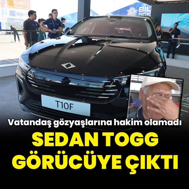 Sedan TOGG görücüye çıktı