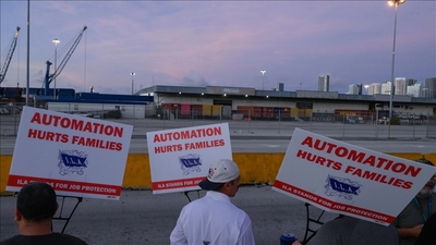 ABD'de liman işçilerinin grevi geçici anlaşmayla sonlandı