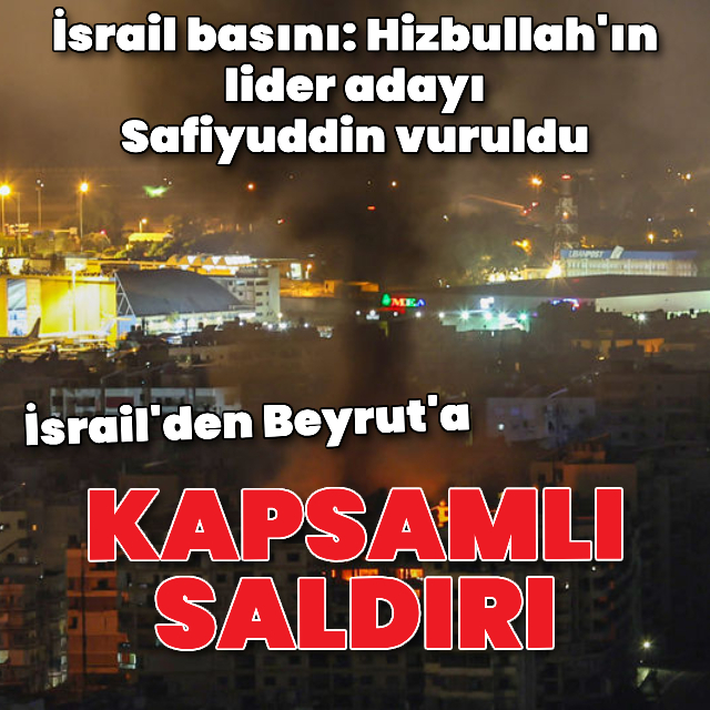 Beyrut'ta çok sayıda patlama