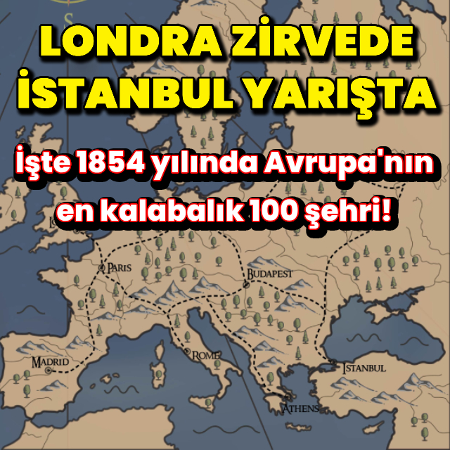 1854'te Avrupa'nın parlayan yıldızları!