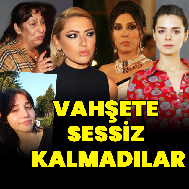 Vahşete tepki gösterdiler
