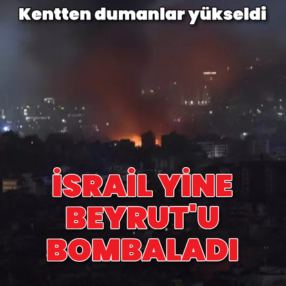  İsrail, Beyrut'u bombalıyor