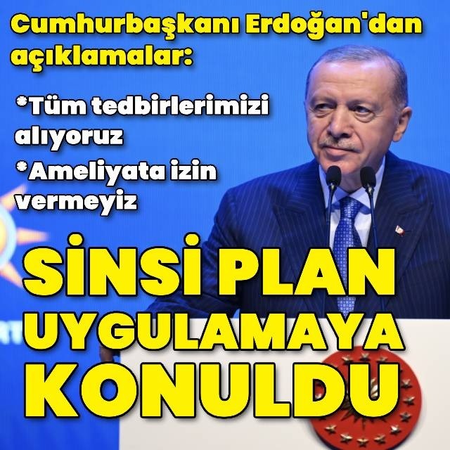 Cumhurbaşkanı Erdoğan'dan açıklamalar