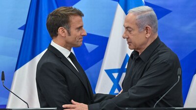 Macron ile Netanyahu "silah ambargosunu" görüştü