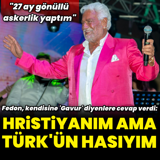 "Hristiyanım ama Türk'ün hasıyım"