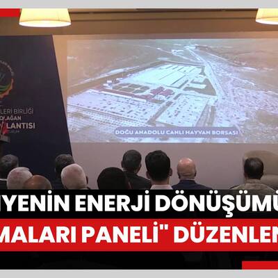 "Türkiyenin Enerji Dönüşümü Çalışmaları Paneli" düzenlendi