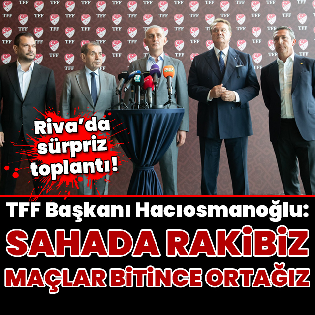 "Sahada rakibiz, maçlar bitince ortağız"