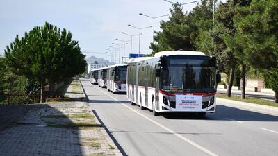 Samsun'da ulaşıma körüklü otobüs desteği