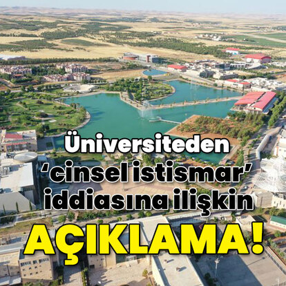 Üniversiteden 'cinsel istismar' iddiasına ilişkin açıklama!