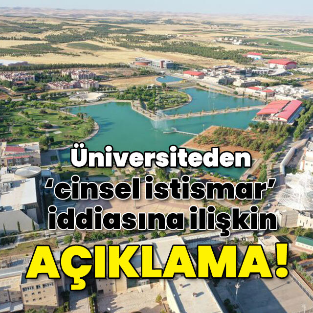 Üniversiteden 'cinsel istismar' iddiasına ilişkin açıklama!