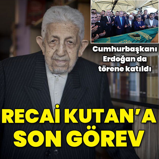 Recai Kutan'a son görev