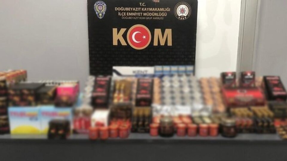 Ağrı'da kaçakçılık operasyonları