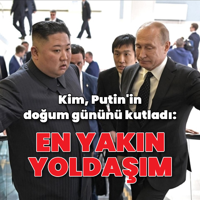 Putin'in doğum gününü kutladı