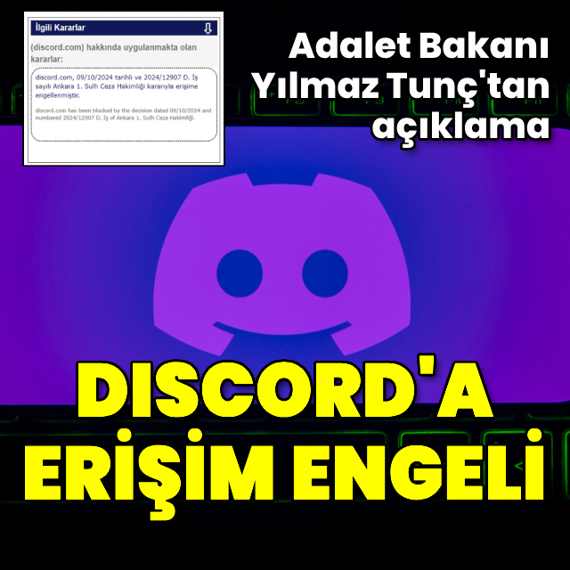 Discord'a erişim engeli
