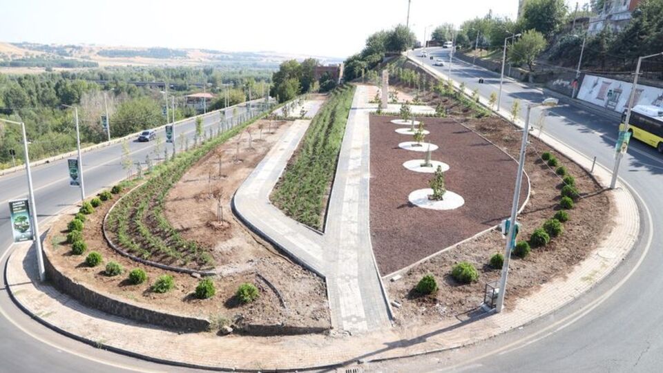 Diyarbakır Fiskaya'da peyzaj tamamlandı