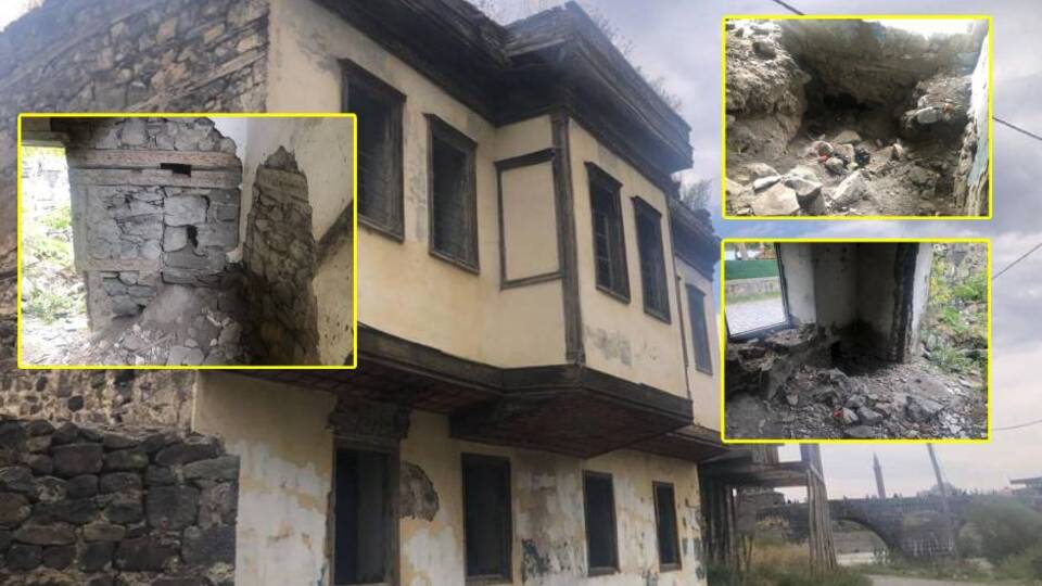 Tarihi konakta defineci talanı