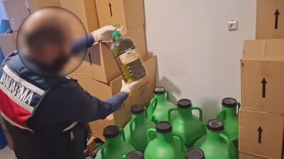 Edremit'te ele geçirildi: 2 bin 400 litre