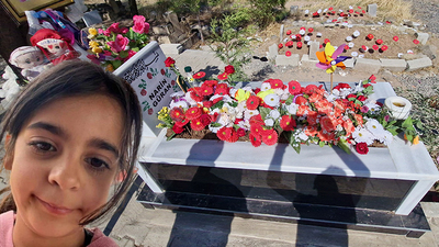 Narin'e ait kemik par�alar� mezar�na defnedildi