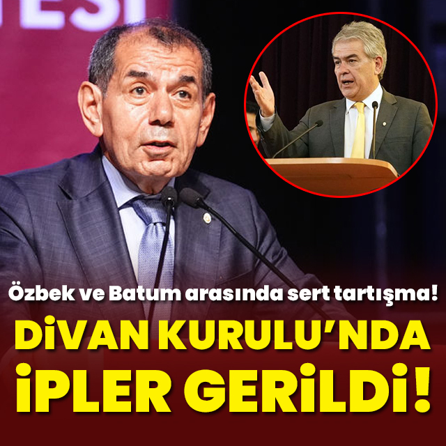 Özbek ve Batum arasında sert tartışma!