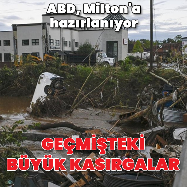 ABD'yi vuran büyük kasırgalar
