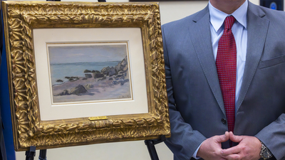 Monet tablosu 83 yıl sonra sahiplerine ulaştırıldı