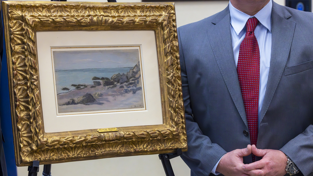 Monet tablosu 83 yıl sonra sahiplerine ulaştırıldı