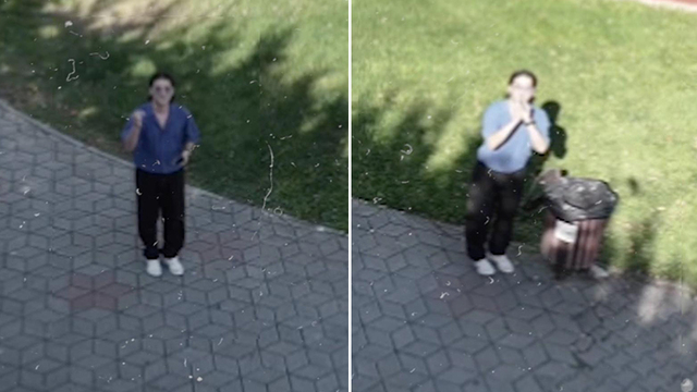 14 bin TL'lik hata yaptı, kamerayı görünce özür diledi
