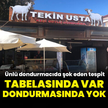 Keçi sütlü dondurmada keçi sütü bulunamadı
