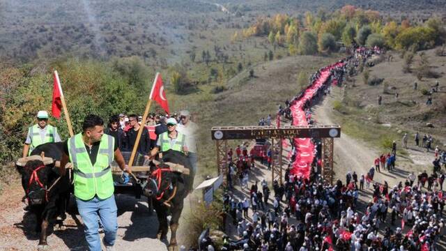 Çankırı'da "15. İstiklal Yolu Yürüyüşü"