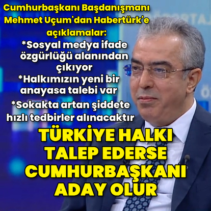 Uçum'dan Habertürk'e açıklamalar