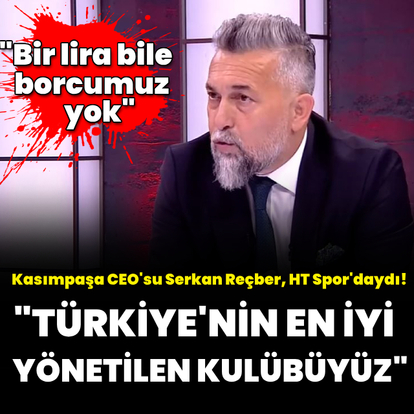 "Türkiye'nin en iyi yönetilen kulübüyüz"