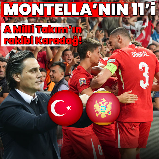 Montella'nın Karadağ 11'i